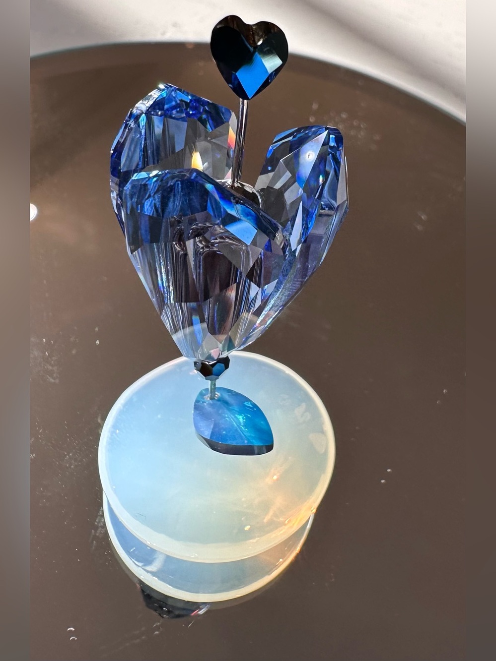 SWAROVSKI ROCKING FLOWER – JULIETTE SAPPHIRE BLUE - Picture 2 of 5